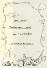 Plakat: Biedermann und die Brandstifter