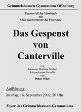 Plakat: Das Gespenst von Canterville