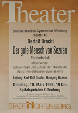 Plakat: Der gute Mensch von Sezuan