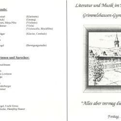 1995 Alles aber vermag die Liebe