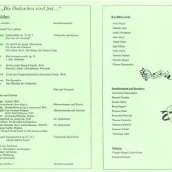 1997 - Programm Innenseite