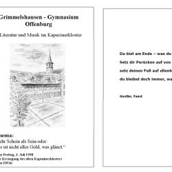 1998 Mehr Sein als Schein