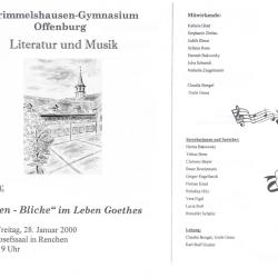 1999 - Programm Aussenseite