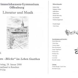 1999 - Programm Aussenseite