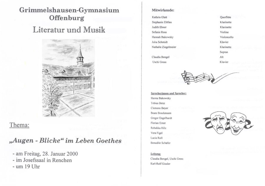 1999 - Programm Aussenseite