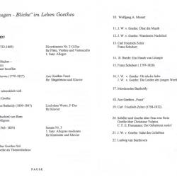 1999 - Programm Innenseite