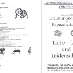 2005 - Programm Aussenseite