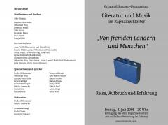 2008 - Programm Aussenseite