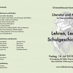 2010 Lehren Lernen Schulgeschichte(n)