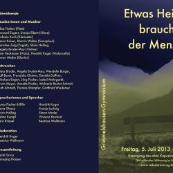 2013 Etwas Heimat braucht der Mensch