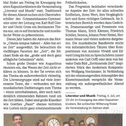 Badische Zeitung - Vorbericht vom 3. Juli 2007