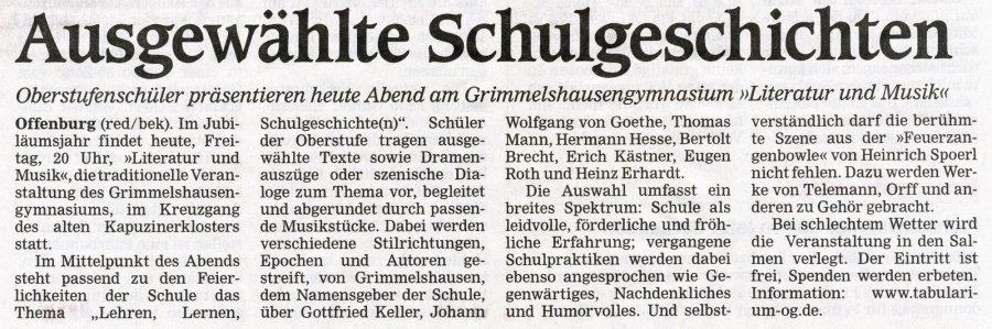 OT Vorbericht 16 Juli 2010