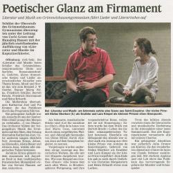 Liter und Musik 2011 - Auffuehr_bericht OT vom 8. Juli