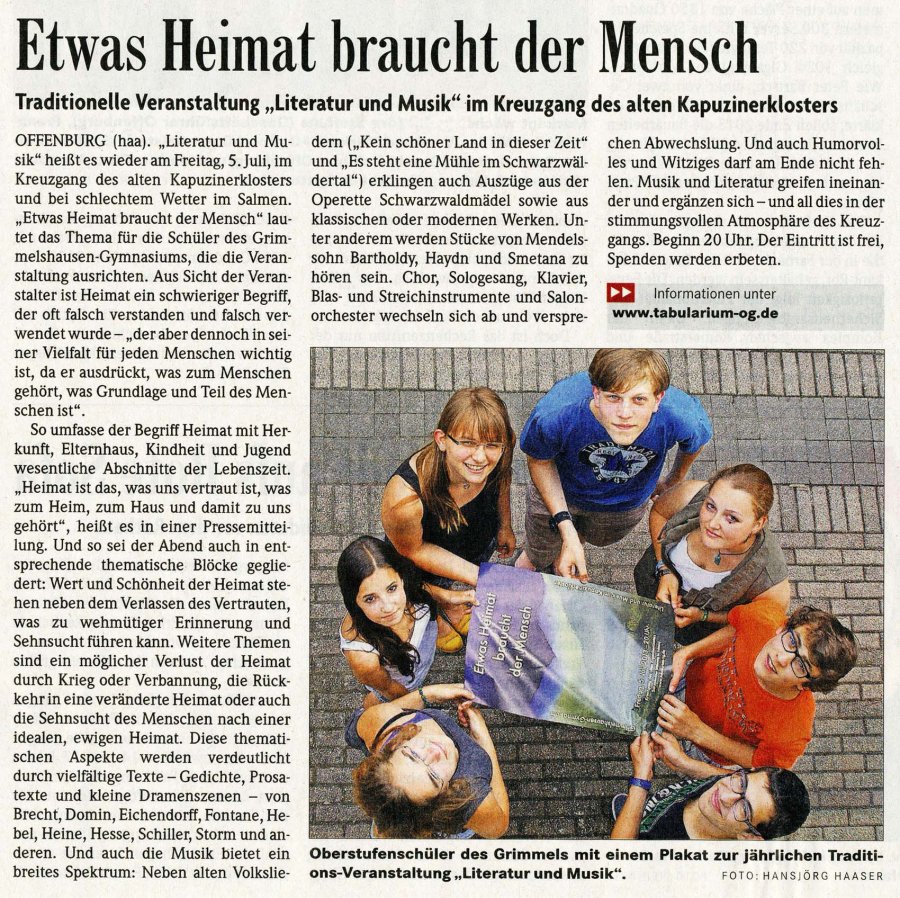 BZ Vorbericht vom 2. Juli 2013