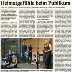 OT Auffuehrungsbericht vom 11. Juli 2013