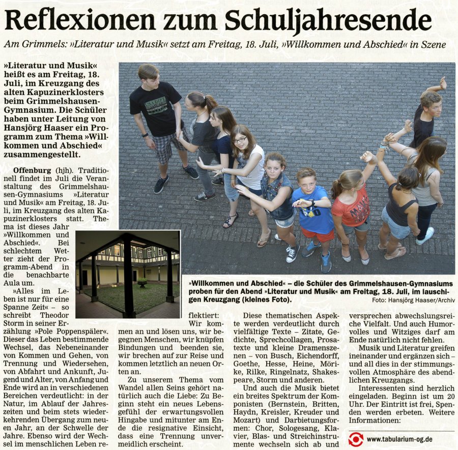 OT-Vorbericht vom 14. Juli 2014