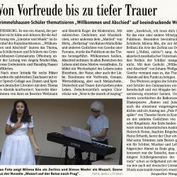 2014 Willkommen und Abschied