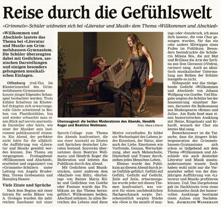 OT-Auffuehrungsbericht vom 26. Juli 2014