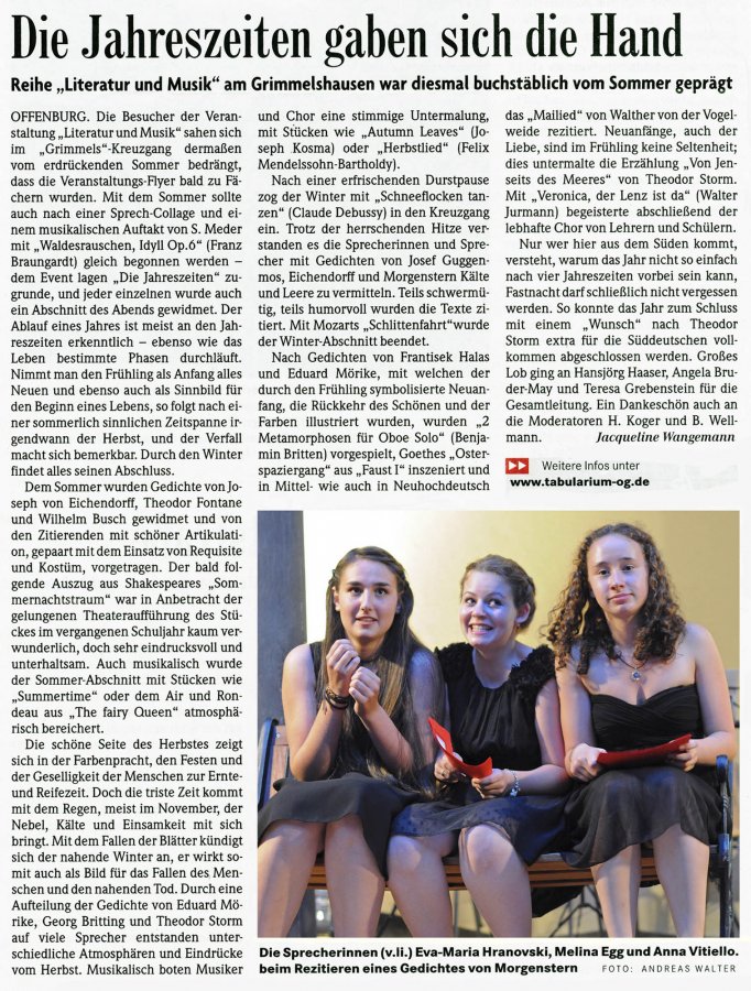 BZ-Auffuehrungsbericht vom 9. Juli 2015