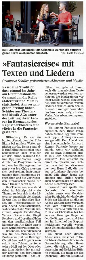 OT-Auffuehrungsbericht vom 21. Juli 2017