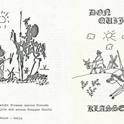 Don Quichotte 1983 - Programm Aussenseite