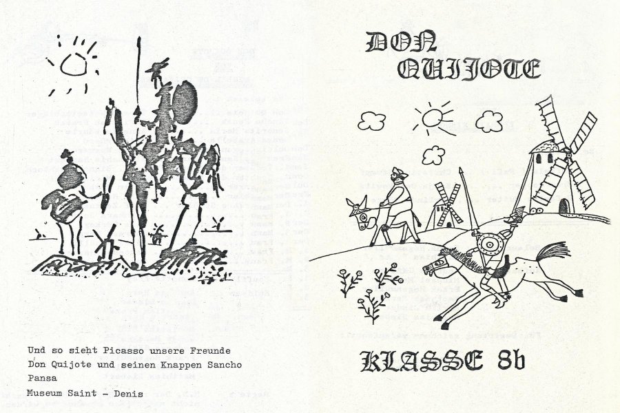 Don Quichotte 1983 - Programm Aussenseite
