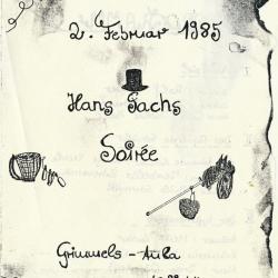 Sachs-Soiree - Plakat