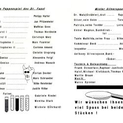 Marlowe 1986 - Programm Innenseite