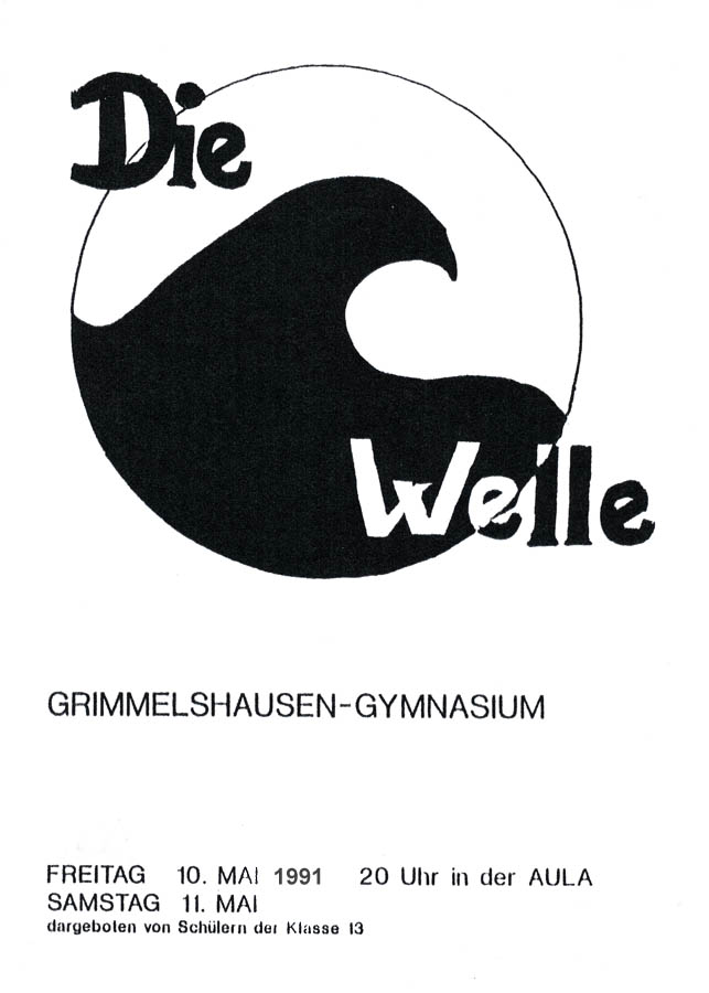 Die Welle - Plakat