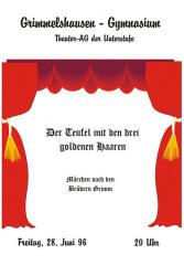 Der Teufel mit den drei goldenen Haaren 1996 - Plakat