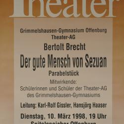 Der gute Mensch von Sezuan - Plakat Stadt Offenburg