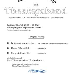 Silberlöffel - Programm
