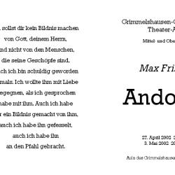 Andorra - Programm Aussenseite