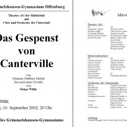 Canterville - Programm