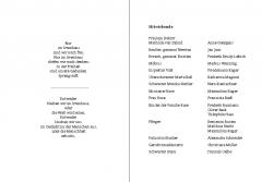 Die Physiker - Programm Innenseite