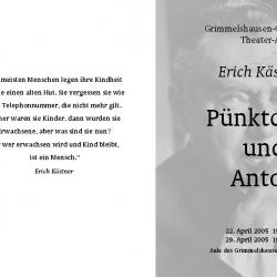 Pünktchen und Anton - Programm Aussenseite