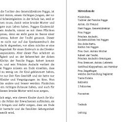 Pünktchen und Anton - Programm Innenseite