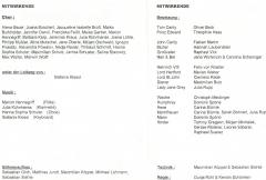 Prinz und Bettelknabe - Programm Innenseite