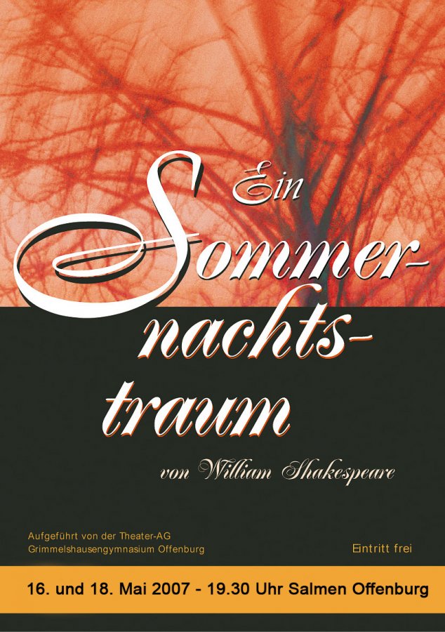 Ein Sommernachtstraum 2007 - Plakat 1