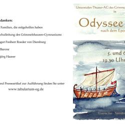 Odyssee - Programm Aussenseite