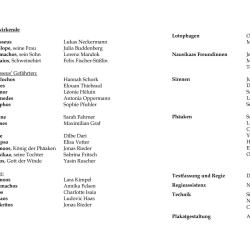 Odyssee - Programm Innenseite