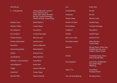 Der Prozess 2012 - Programm Innenseite