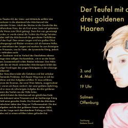Der Teufel mit den drei goldenen Haaren 2013 - Programm Aussense