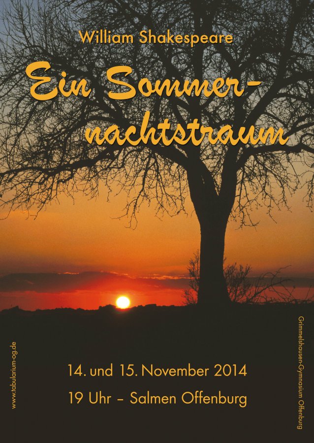 Ein Sommernachtstraum 2014 - Plakat