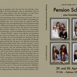 Pension Schöller 2016 - Programm Aussenseite