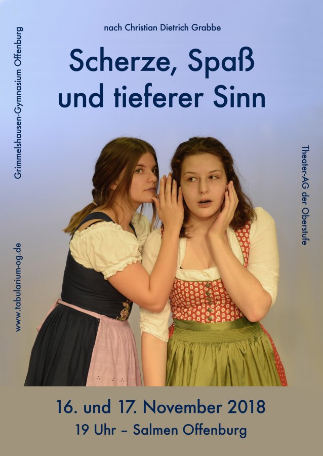 Scherze Spass und tieferer Sinn 2018 - Plakat