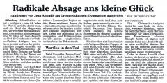 Offenburger Tageblatt - Aufführungsbericht vom 12.4.1996