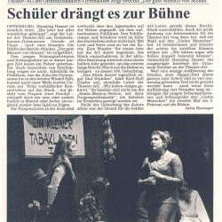 Badische Zeitung - Aufführungsbericht vom Jan. 1998