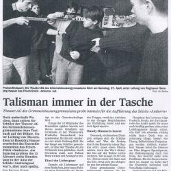 Offenburger Tageblatt - Vorbericht vom 17. April 2002