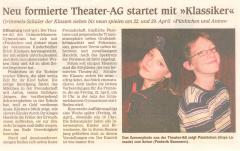 Offenburger Tageblatt - Vorbericht vom 16. April 2005